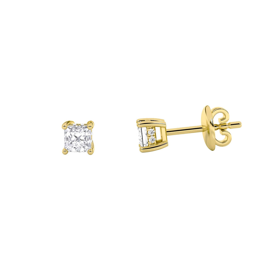 14KY Lab Diamond Stud Earrings 1.2ctw F+VS+