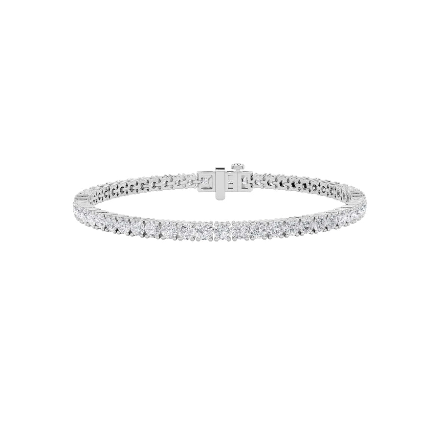 14KW 7ctw Lab Diamond Tennis Bracelet Timeless Shine