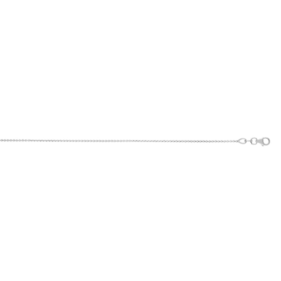 18K Gold 1.0mm Extendable Cable Chain