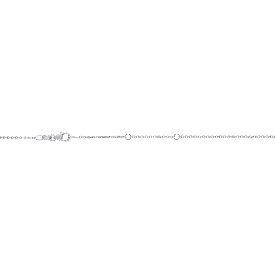 18K Gold 1.3mm Double Extendable Cable Chain