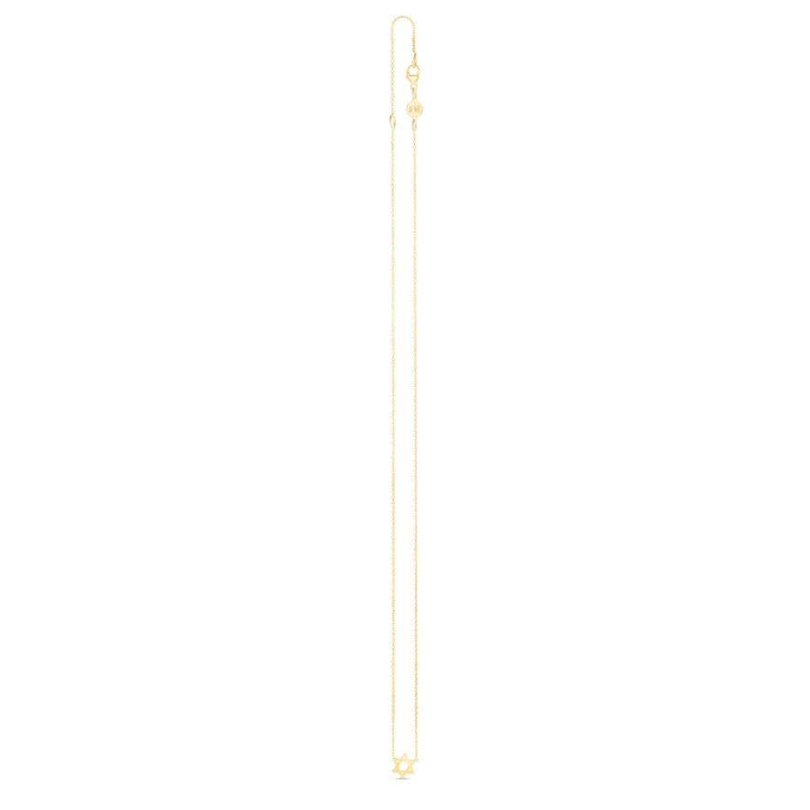 14K Star of David Necklace