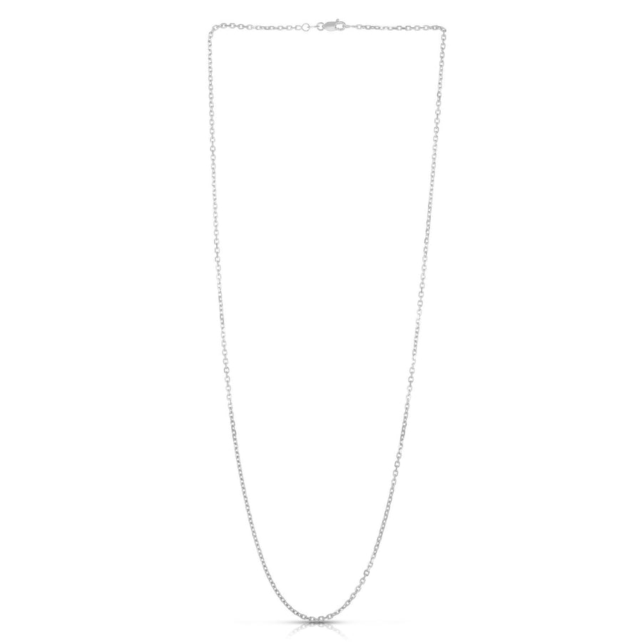 14K Gold 1.9mm Diamond Cut Cable Chain