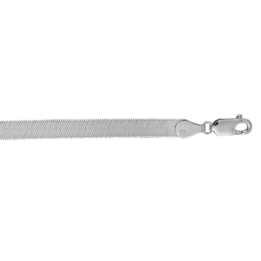 14K Gold 16"" 4.6mm Imperial Herringbone Chain
