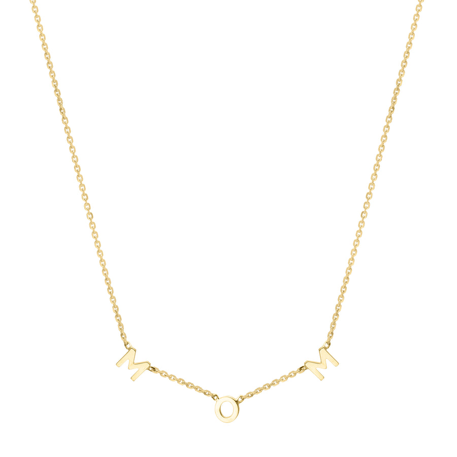 10K ""Mom"" Necklace